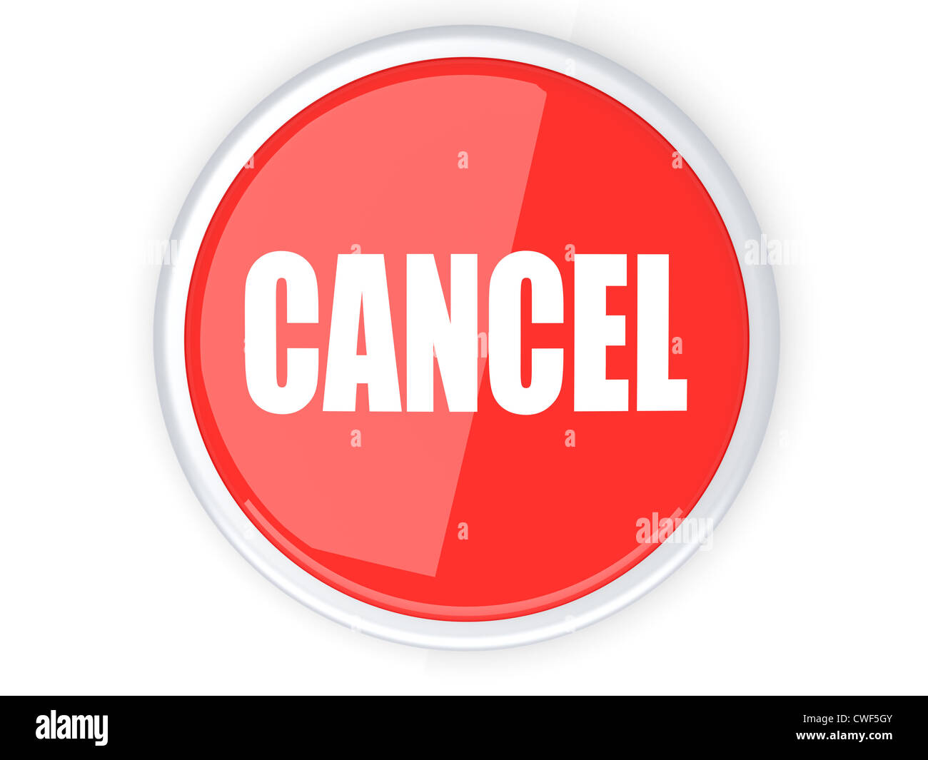 A cancel button Stock Photo Alamy