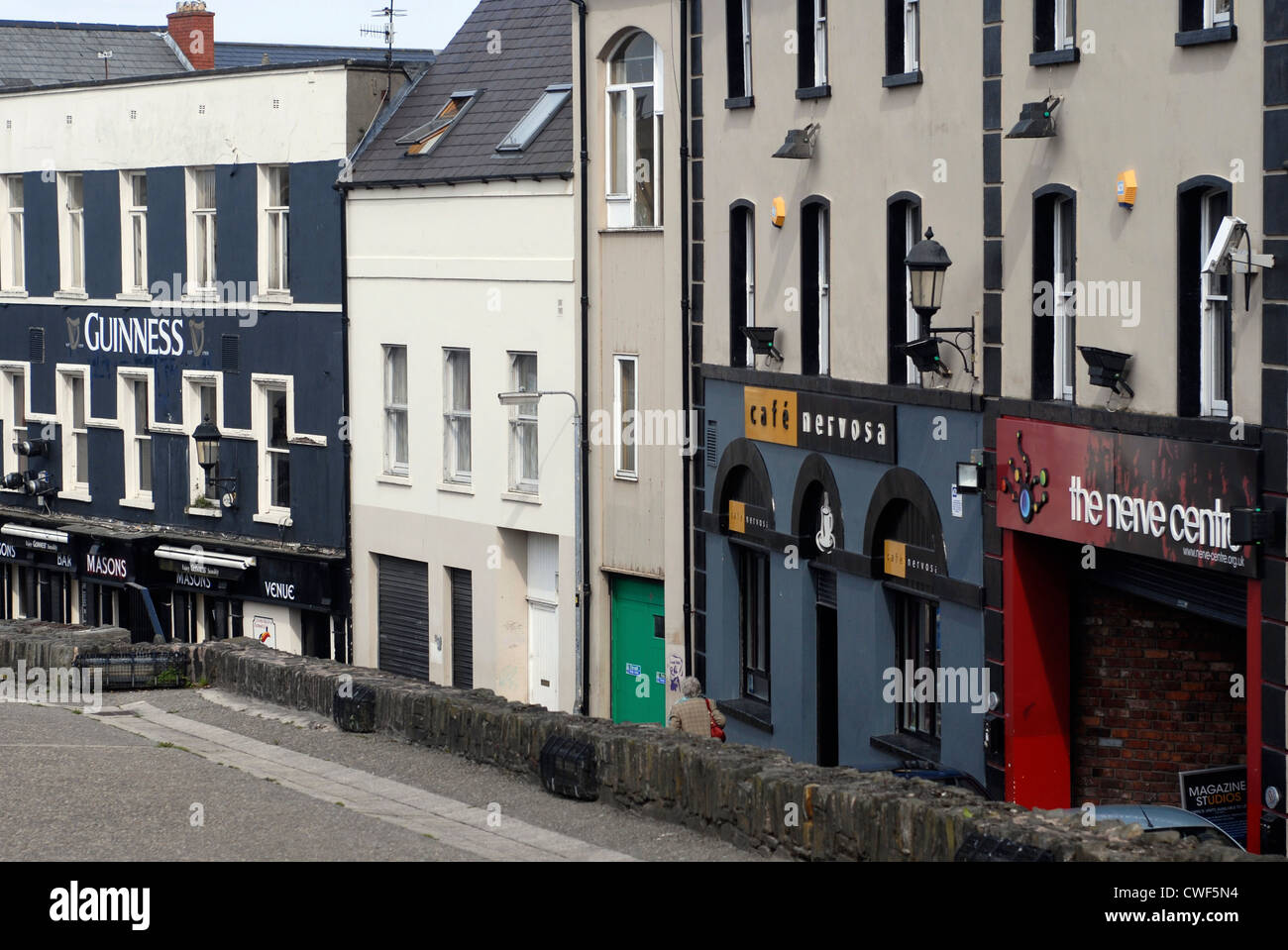 View Magazine Street from the old city Walls, Derry, Londonderry