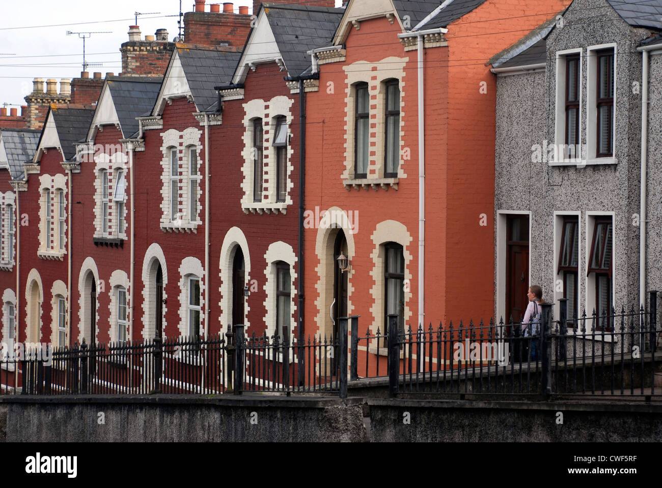 Street in front of Brooke Park, Derry, Londonderry, County Derry