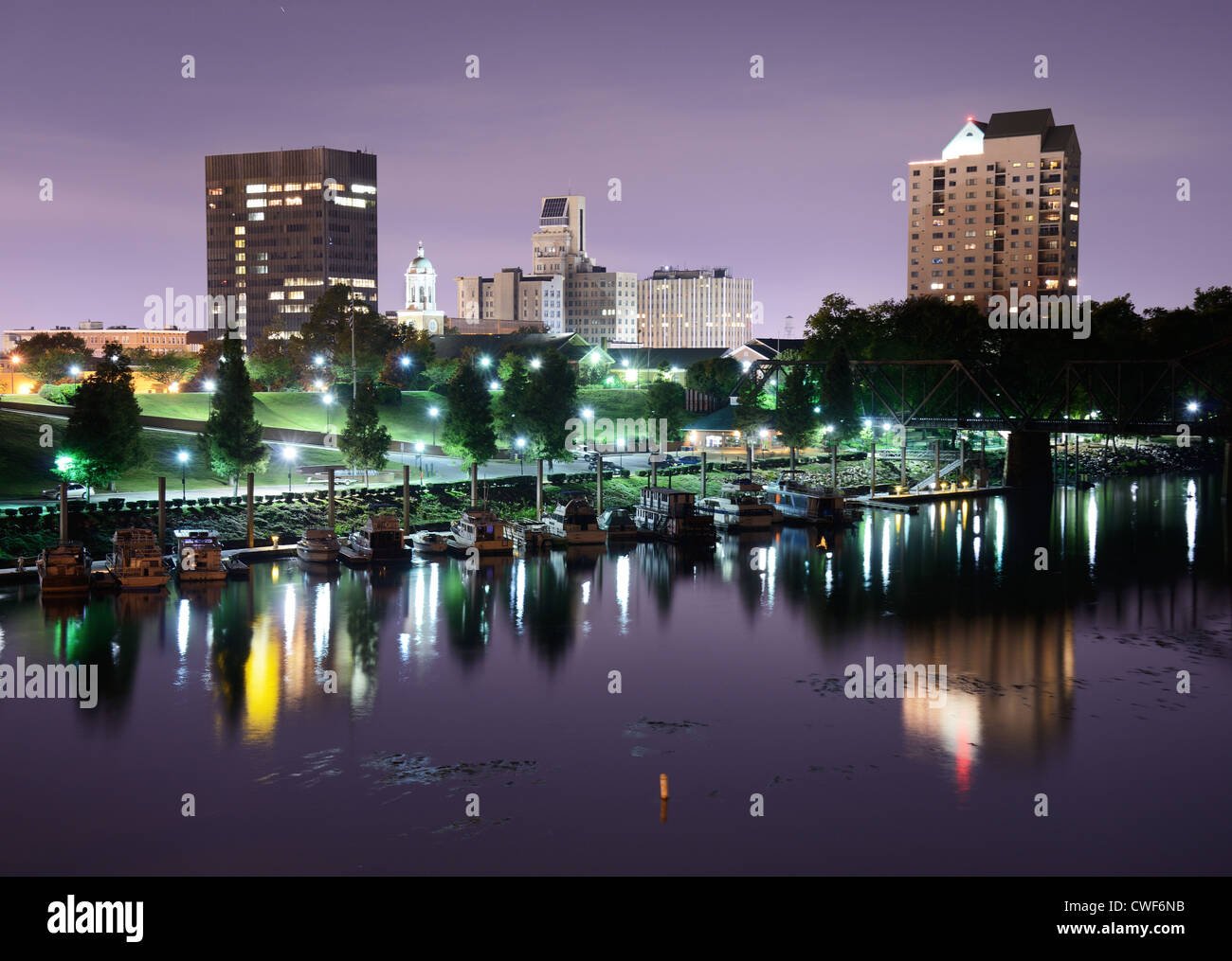 Augusta, Georgia, USA downtown skyline Stock Photo - Alamy