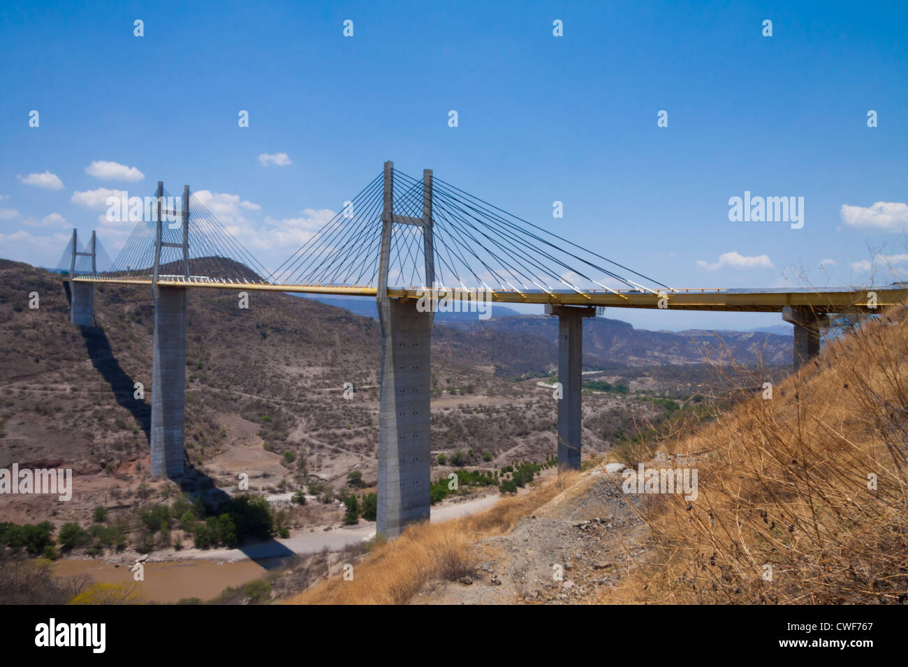 “Puente Mezcala” Suspension Bridge Stock Photo - Alamy