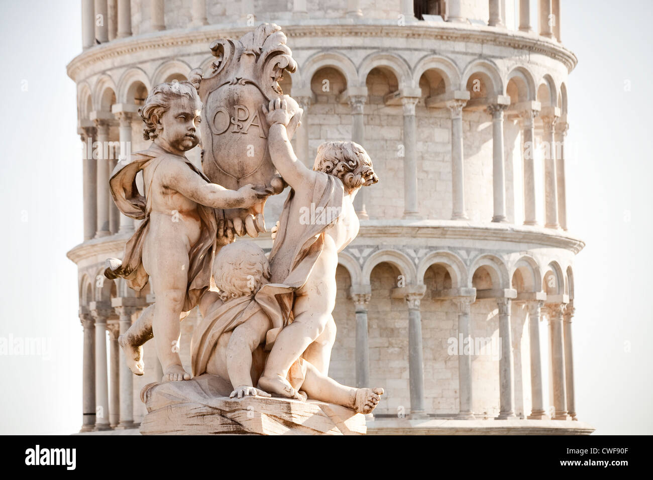 Leaning Tower of Pisa, Italy Stock Photo