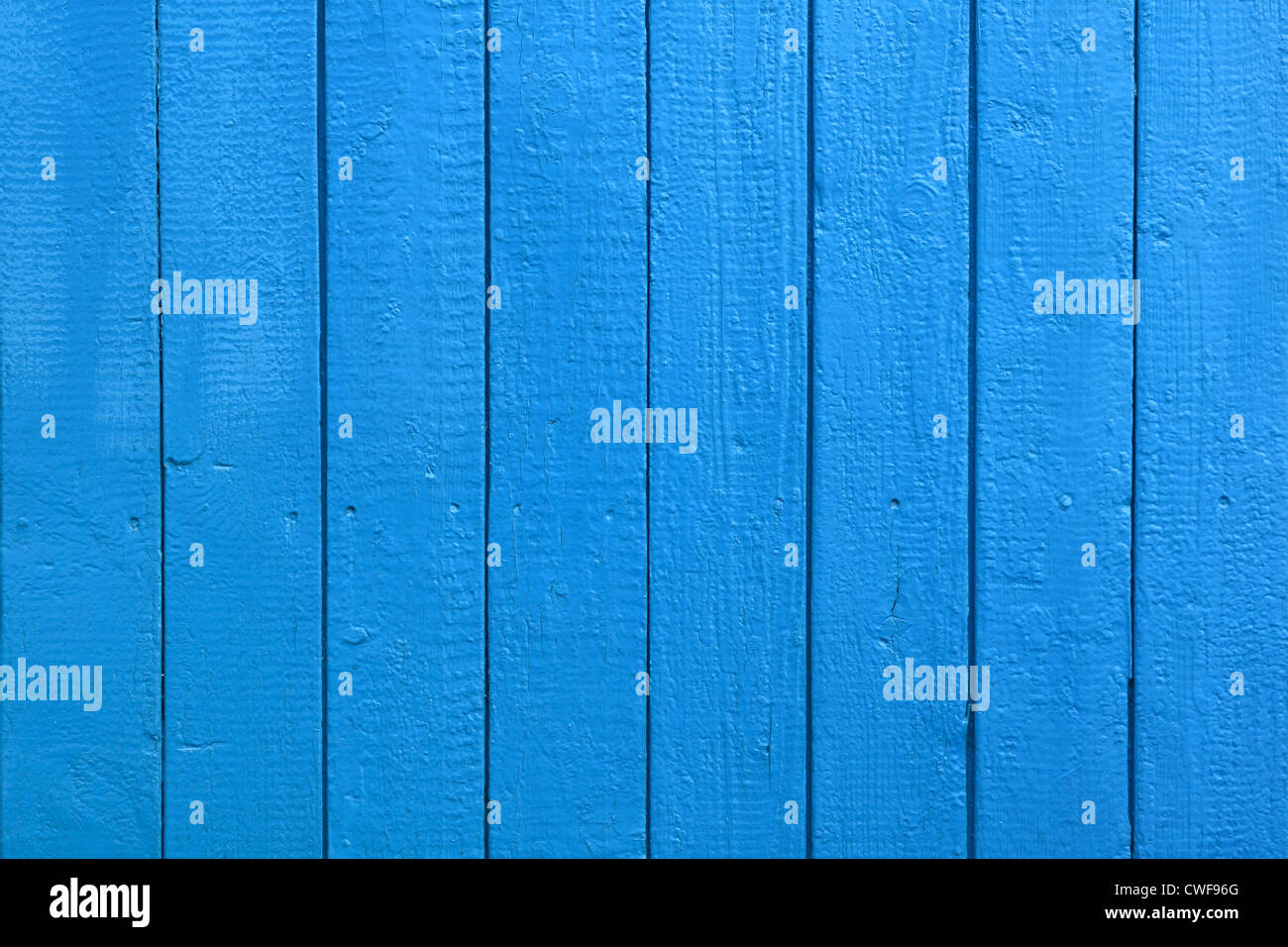 Blue Painted Wood Planks as Background or Texture, Natural Pattern Stock Photo