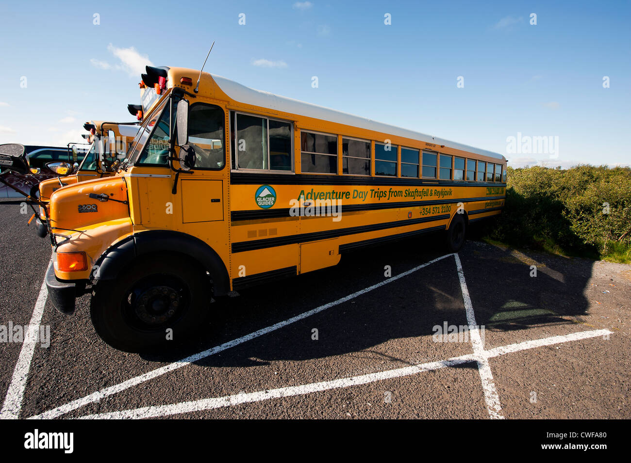 Local Transportation, Iceland Stock Photo