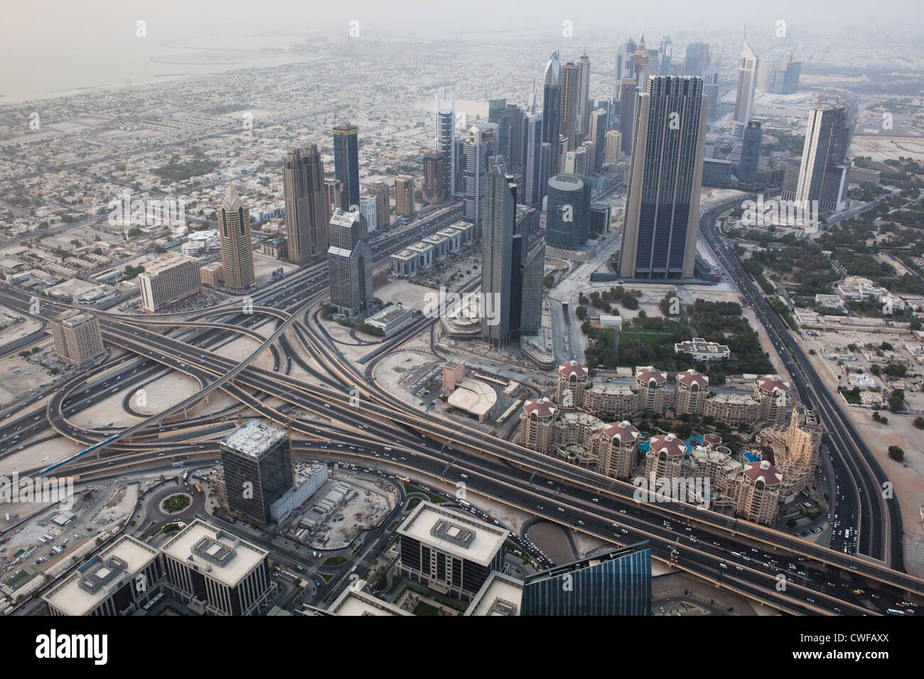 Dubai from above Stock Photo - Alamy