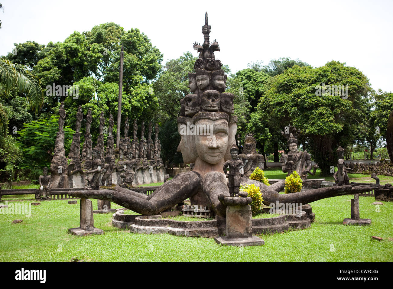 Buddha Park, Vientiane Stock Photo