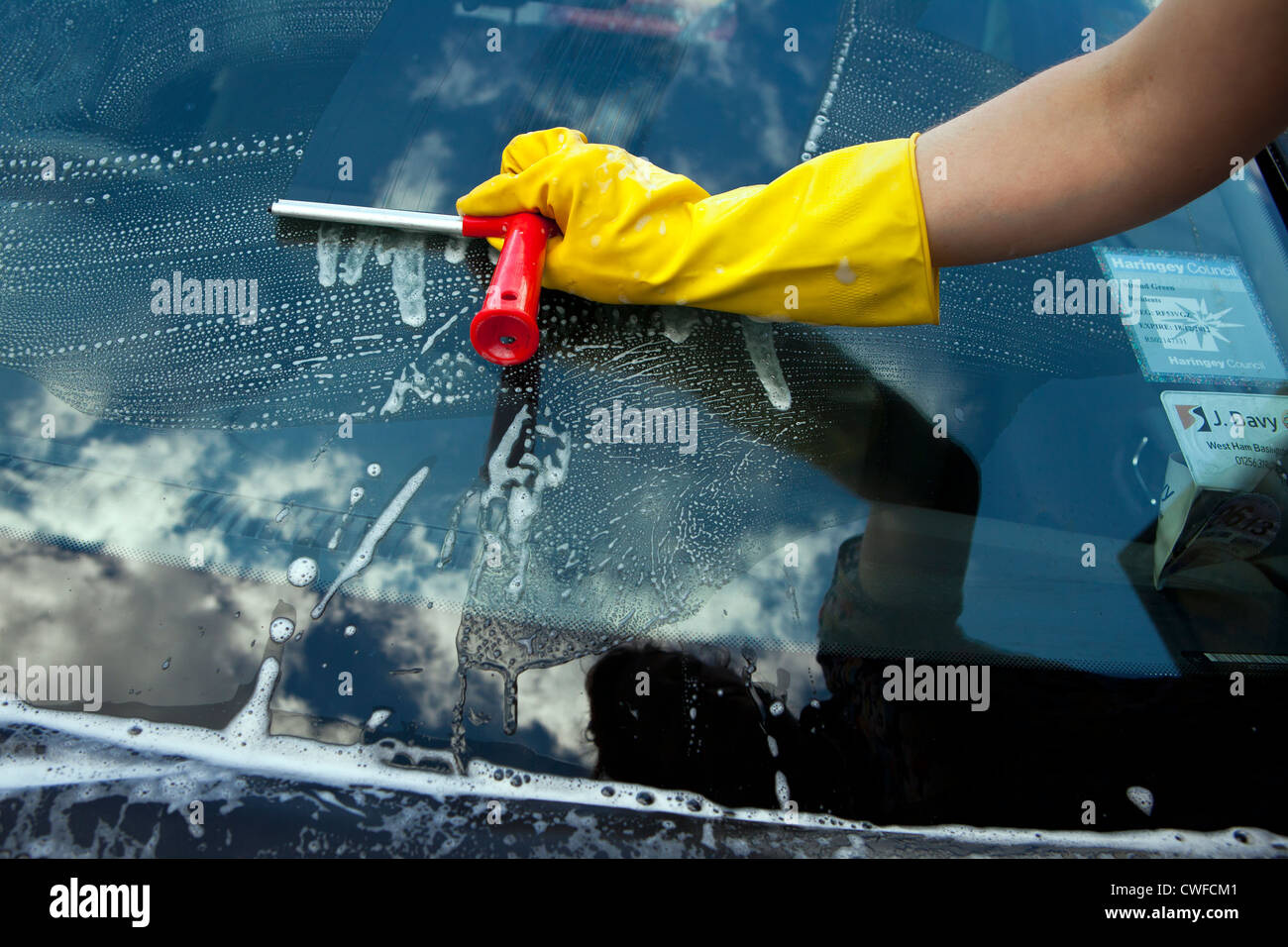 Hand car wash Stock Photo Alamy