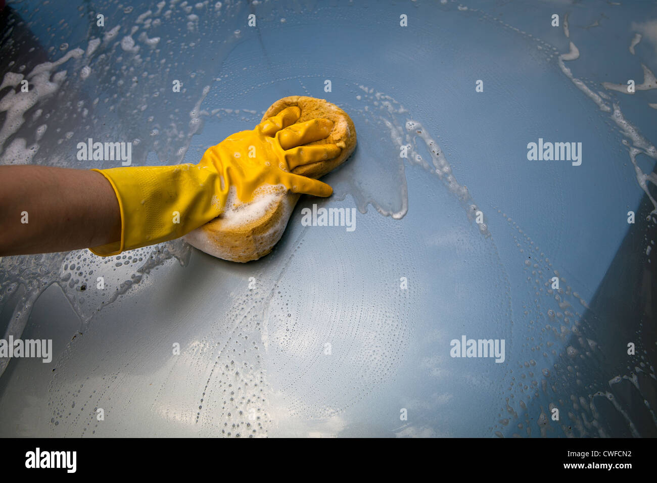 Hand car wash Stock Photo Alamy