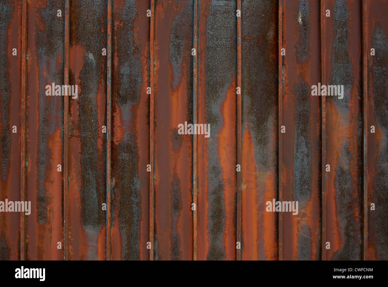 rusted iron plate as background Stock Photo