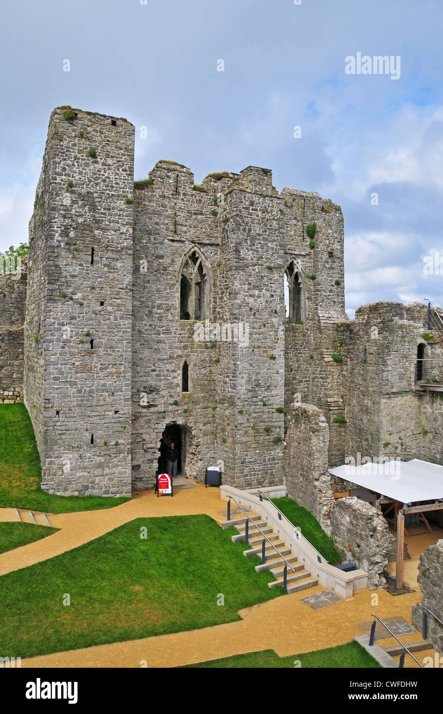 Oystermouth Castle, Gower Stock Photo