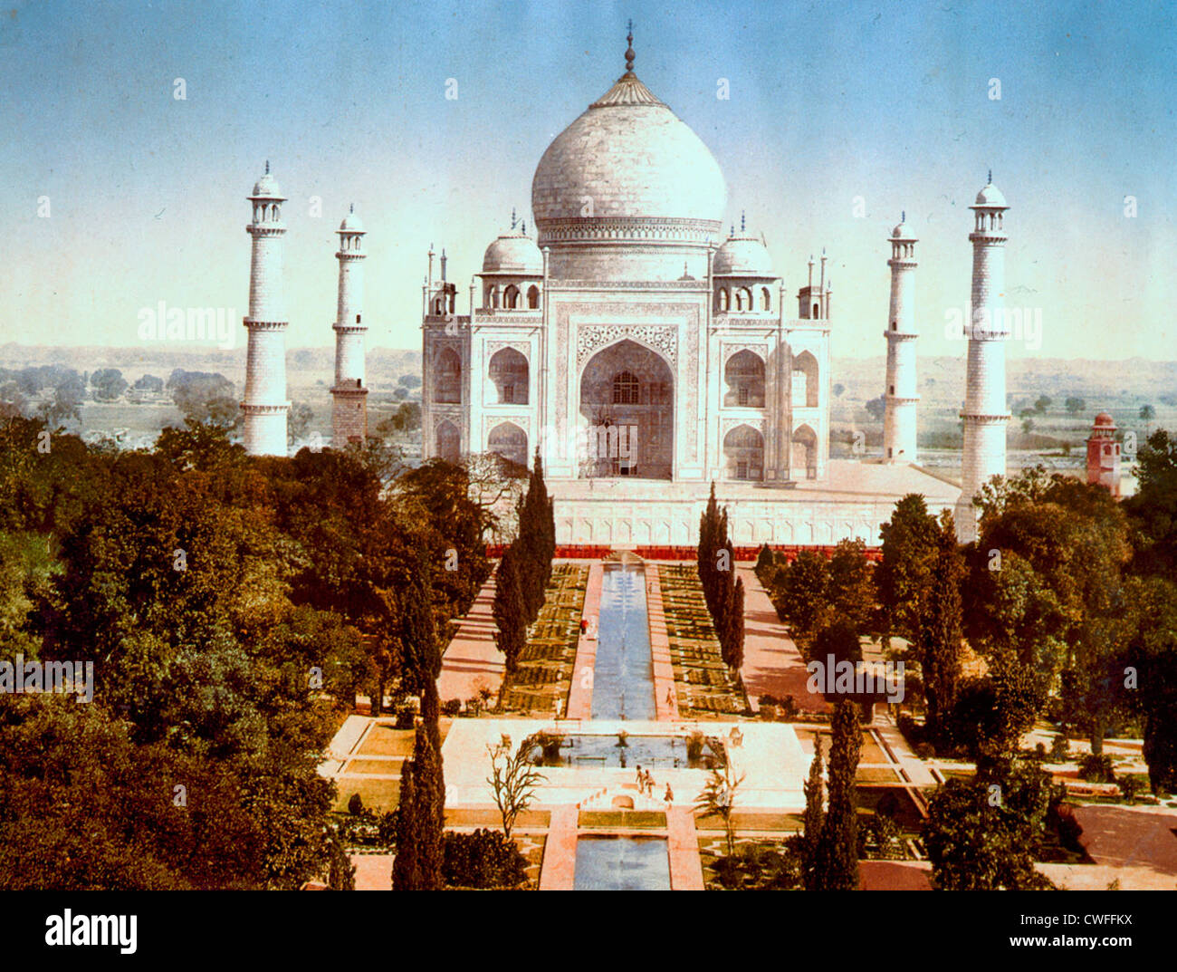 Taj Mahal, Agra, India, circa 1900 Stock Photo