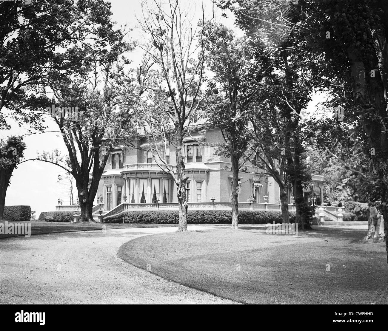 Beaubien, the home of General and Mrs Cornelius Vanderbilt, Newport, Rhode Island, July, 1940 Stock Photo