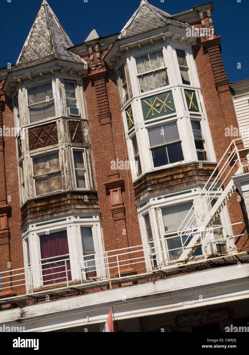 Apartment house, Beacon, NY, USA Stock Photo Alamy