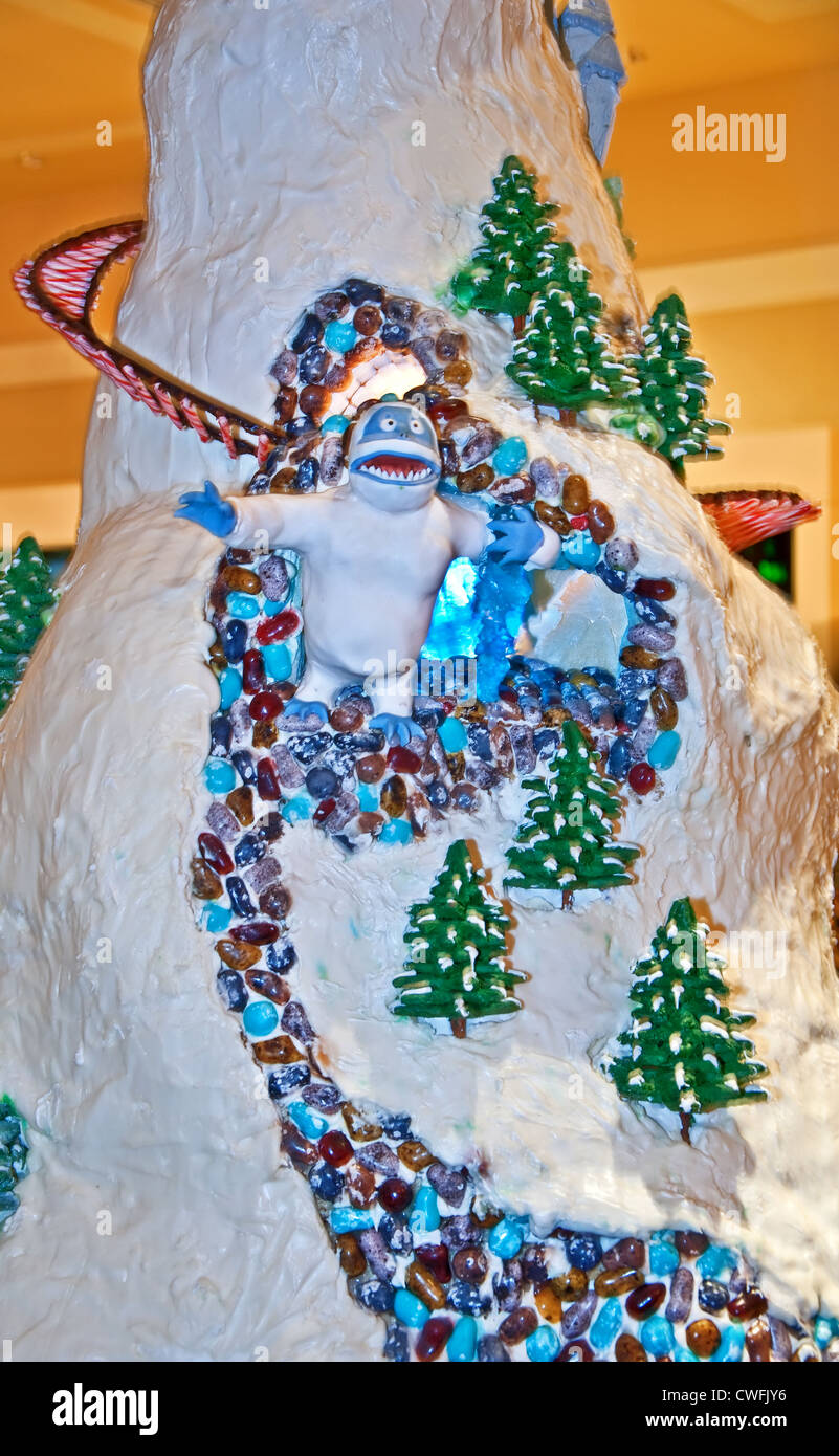 This Masterpiece Gingerbread Abominable Snowman Was On Display At