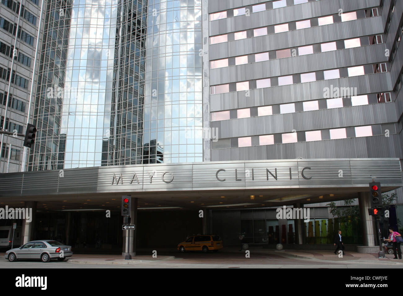 The Mayo Clinic in Rochester, Minnesota. Stock Photo