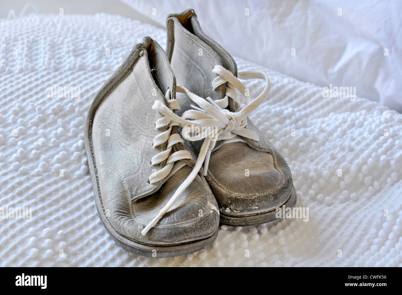 Old Worn Baby Shoes High Resolution Stock Photography and Images - Alamy