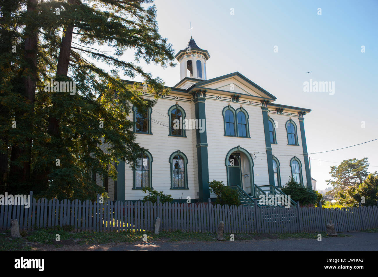 USA California CA Bodega Potter School house used as set in the Alfred
