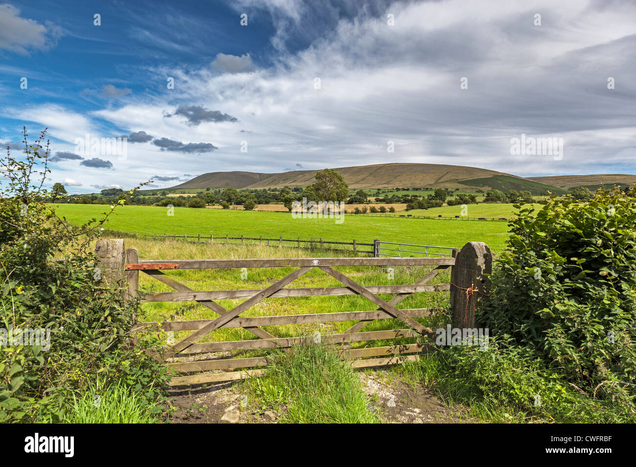 Pendle Hill Forest of Bowland Lancashire. Stock Photo