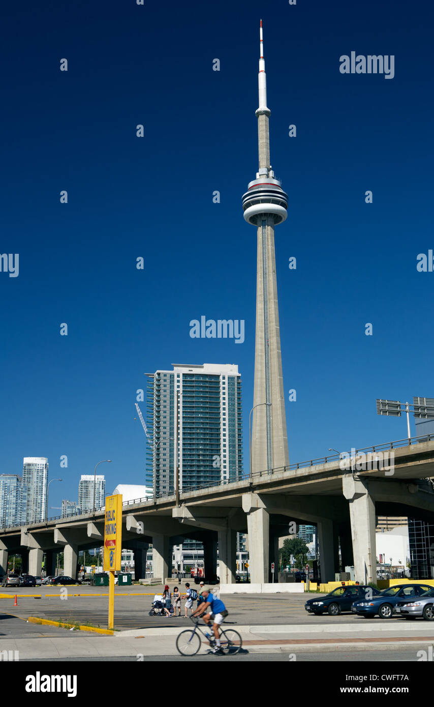 Toronto - The world's tallest building, the CN Tower Stock Photo