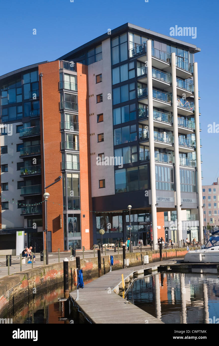 Neptune Quay apartments Ipswich waterfront development Suffolk England