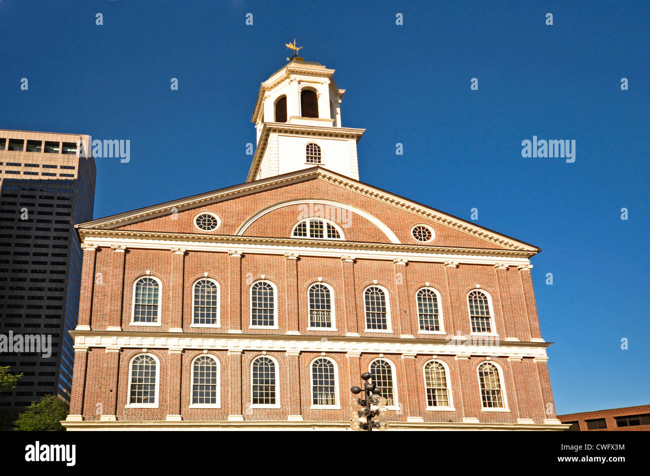 UNITED STATES OF AMERICA, USA, New England, Massachusetts, Boston, Faneuil Hall (1740) Stock Photo