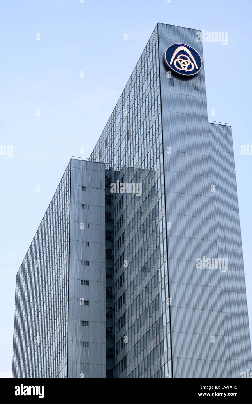 ThyssenKrupp headquarters in Duesseldorf Stock Photo Alamy