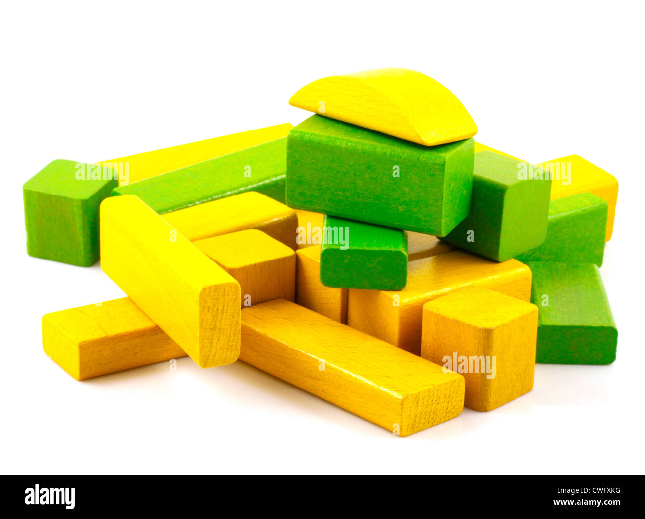 Wooden building blocks Stock Photo Alamy