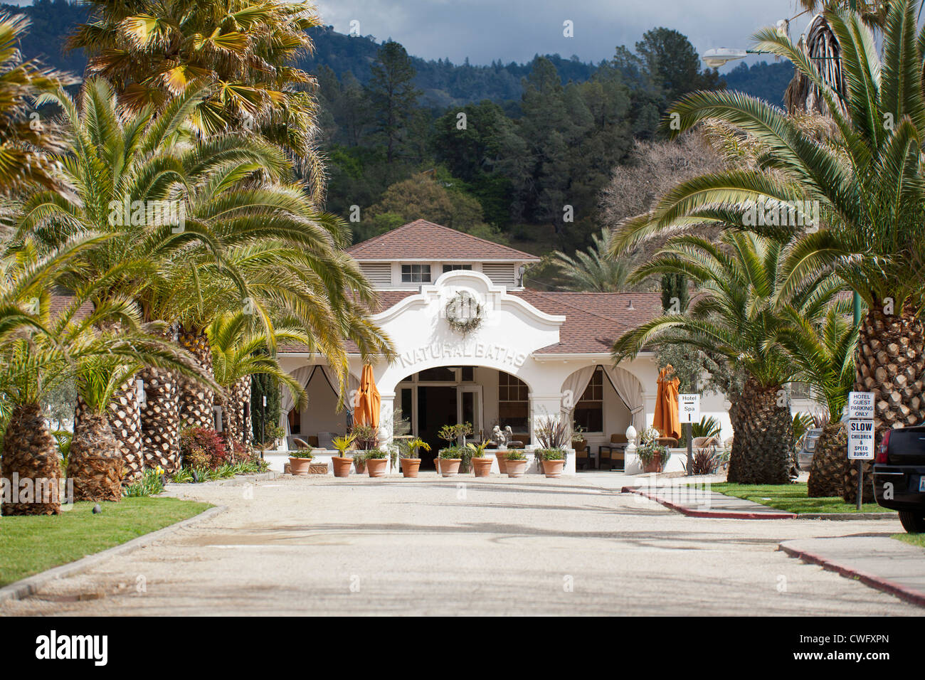 Indian Springs, Calistoga, Napa Valley, CA Stock Photo Alamy