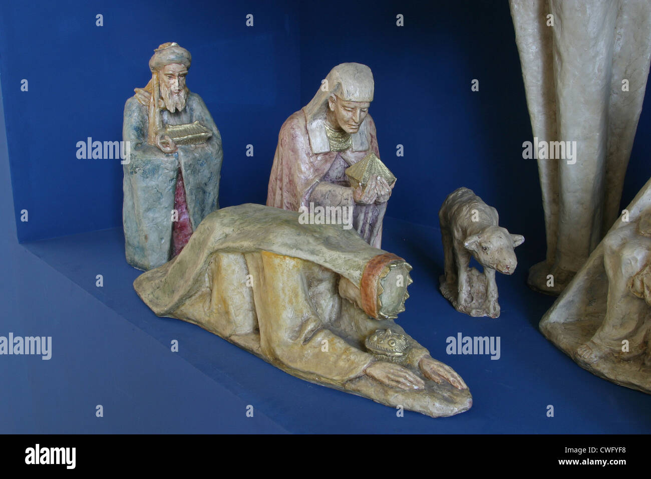 Nativity Scene, adoration of the Magi Stock Photo - Alamy