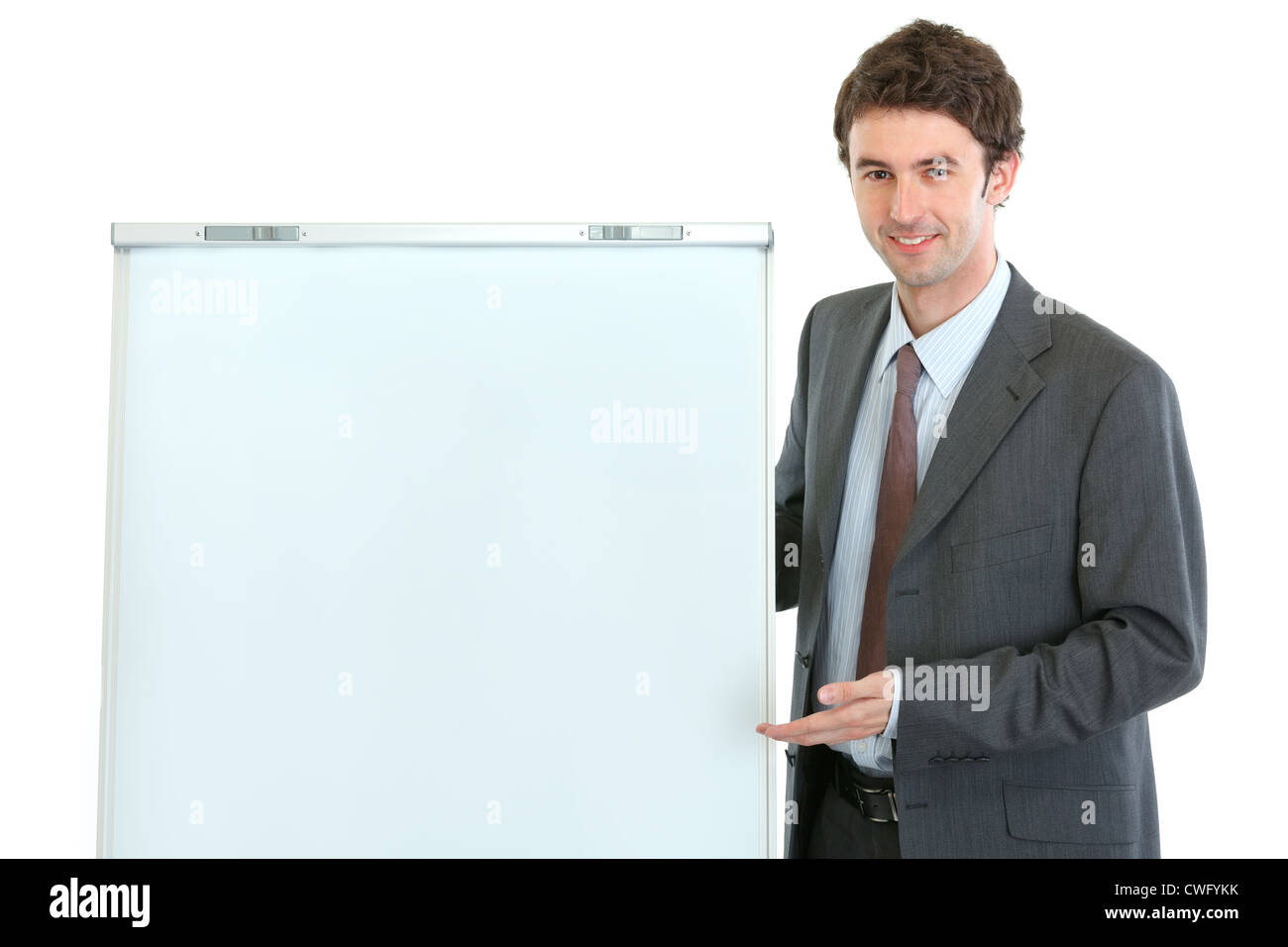Presentation man suit flip hi-res stock photography and images - Alamy