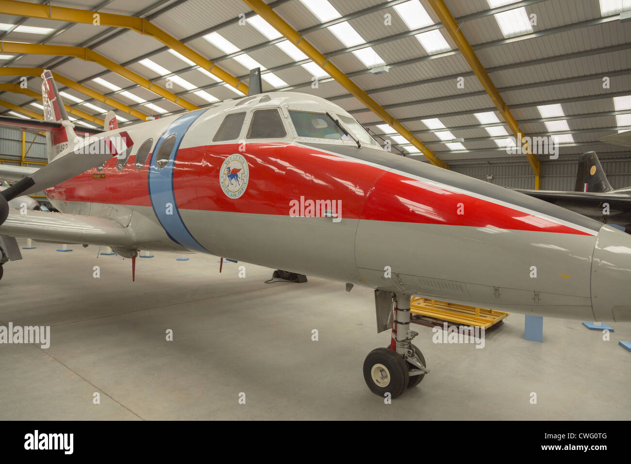 Newark Air Museum, Nottinghamshire, UK. Handley Page Jetstream XX492