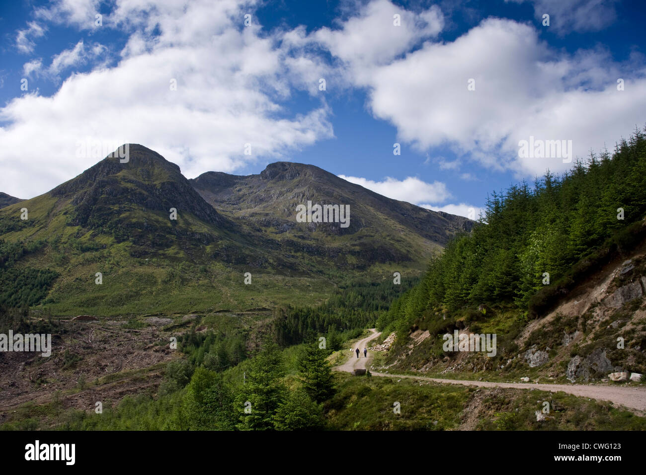 The Munro Sgorr Dhonuill from South Ballachulish. Stock Photo