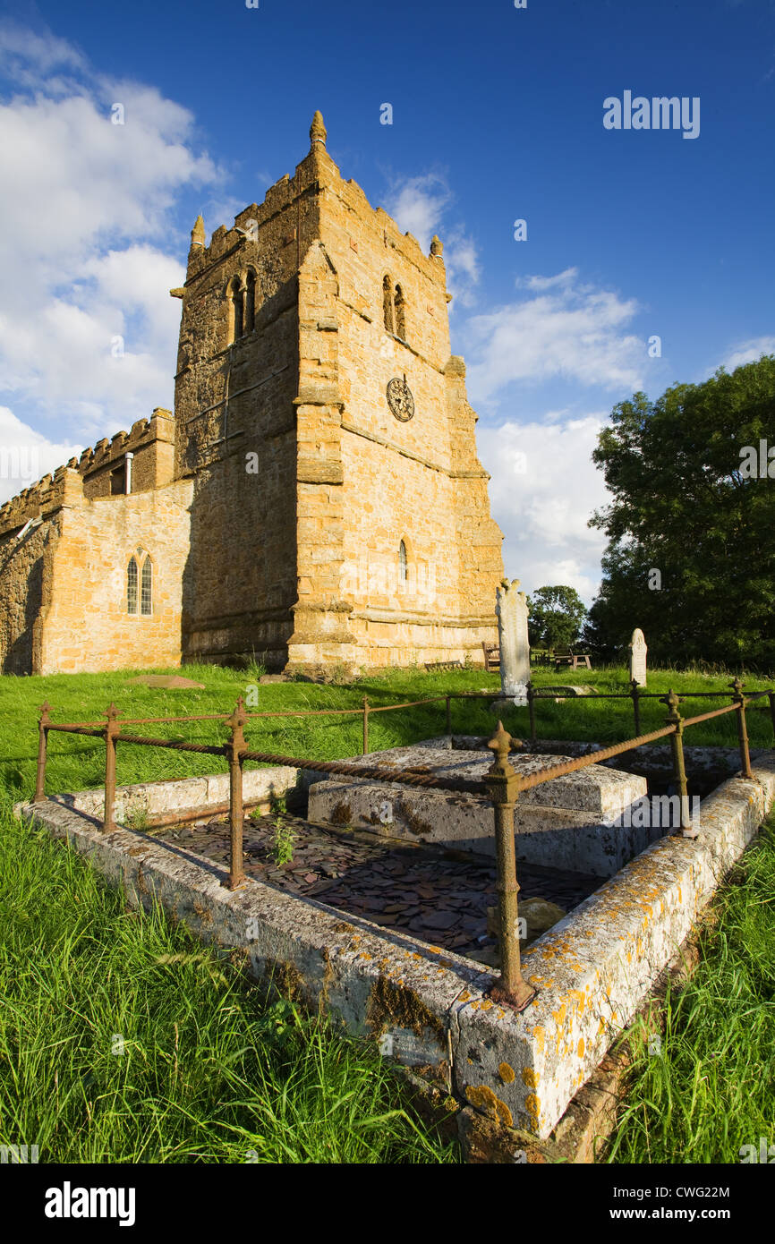 All Saints' Church or the Ramblers Church in Walesby in the Lincolnshire Wolds Area of Outstanding Natural Beauty, England Stock Photo