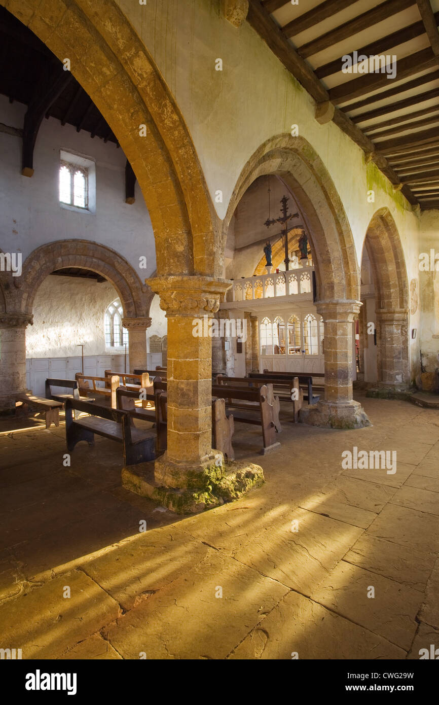 All Saints' Church or the Ramblers Church in Walesby in the Lincolnshire Wolds Area of Outstanding Natural Beauty, England Stock Photo