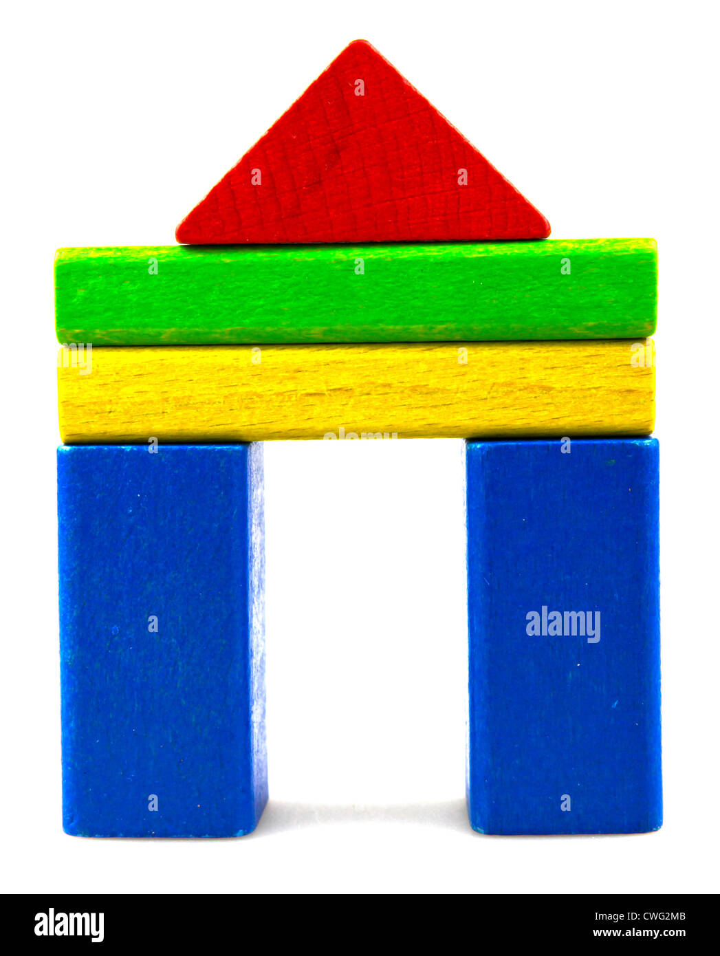 Wooden building blocks Stock Photo Alamy