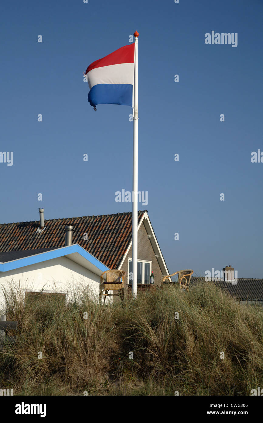 Holland, Bergen aan Zee, houses in the dunes Stock Photo Alamy