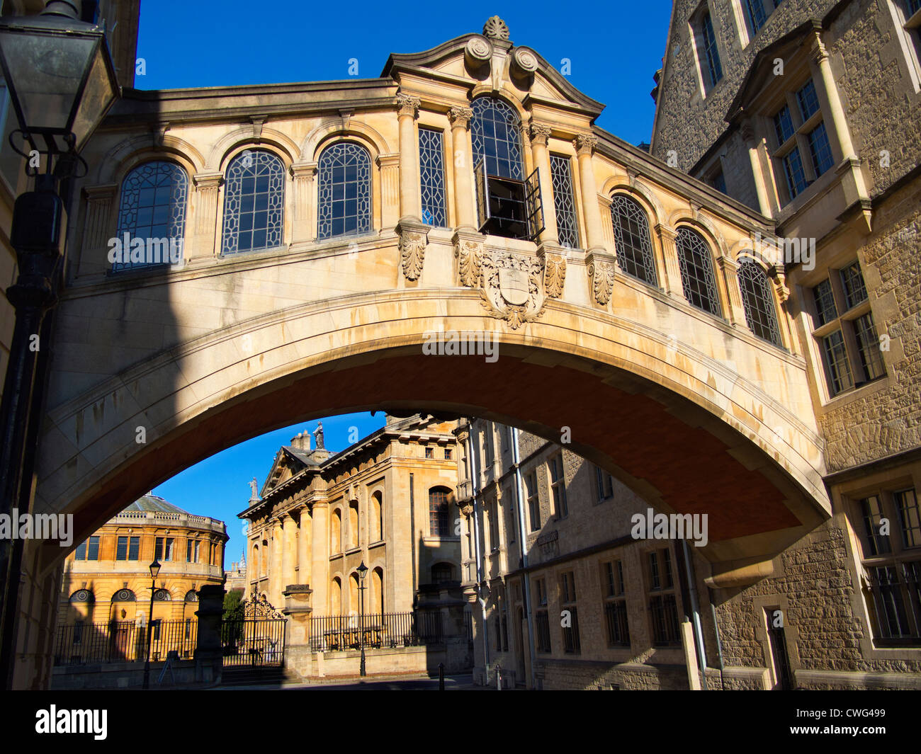 The replica Bridge of Sighs, Hertford College, Oxford 5 Stock Photo