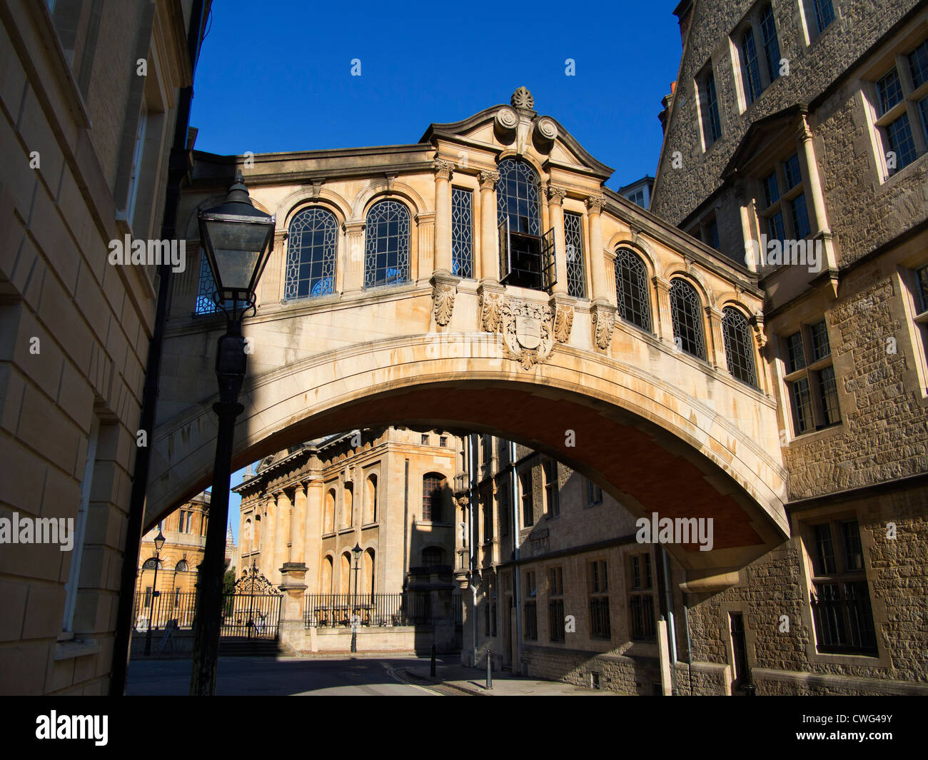 The replica Bridge of Sighs, Hertford College, Oxford 4 Stock Photo