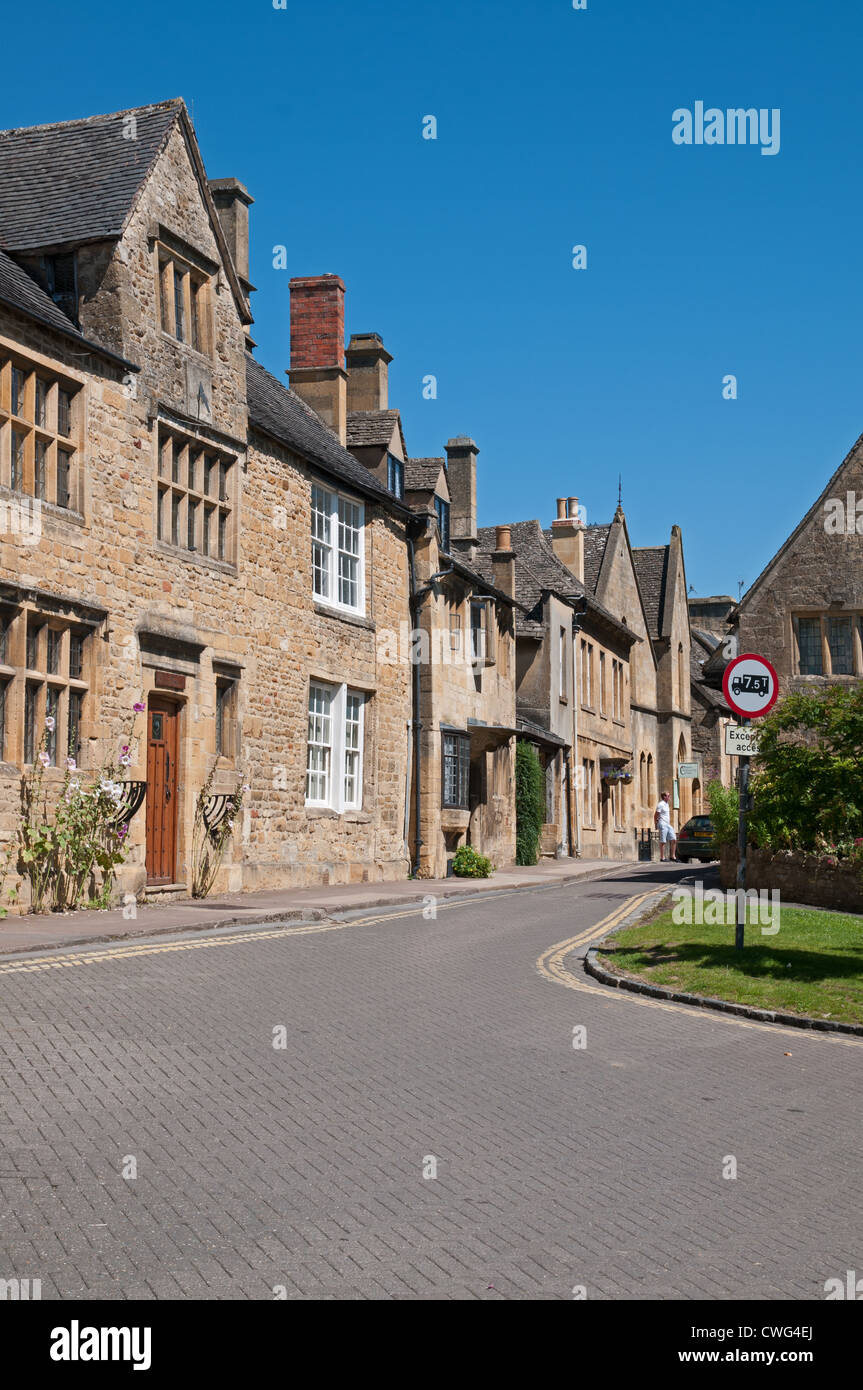 Traditional Cotswold stone houses Lower High Street Chipping Campden