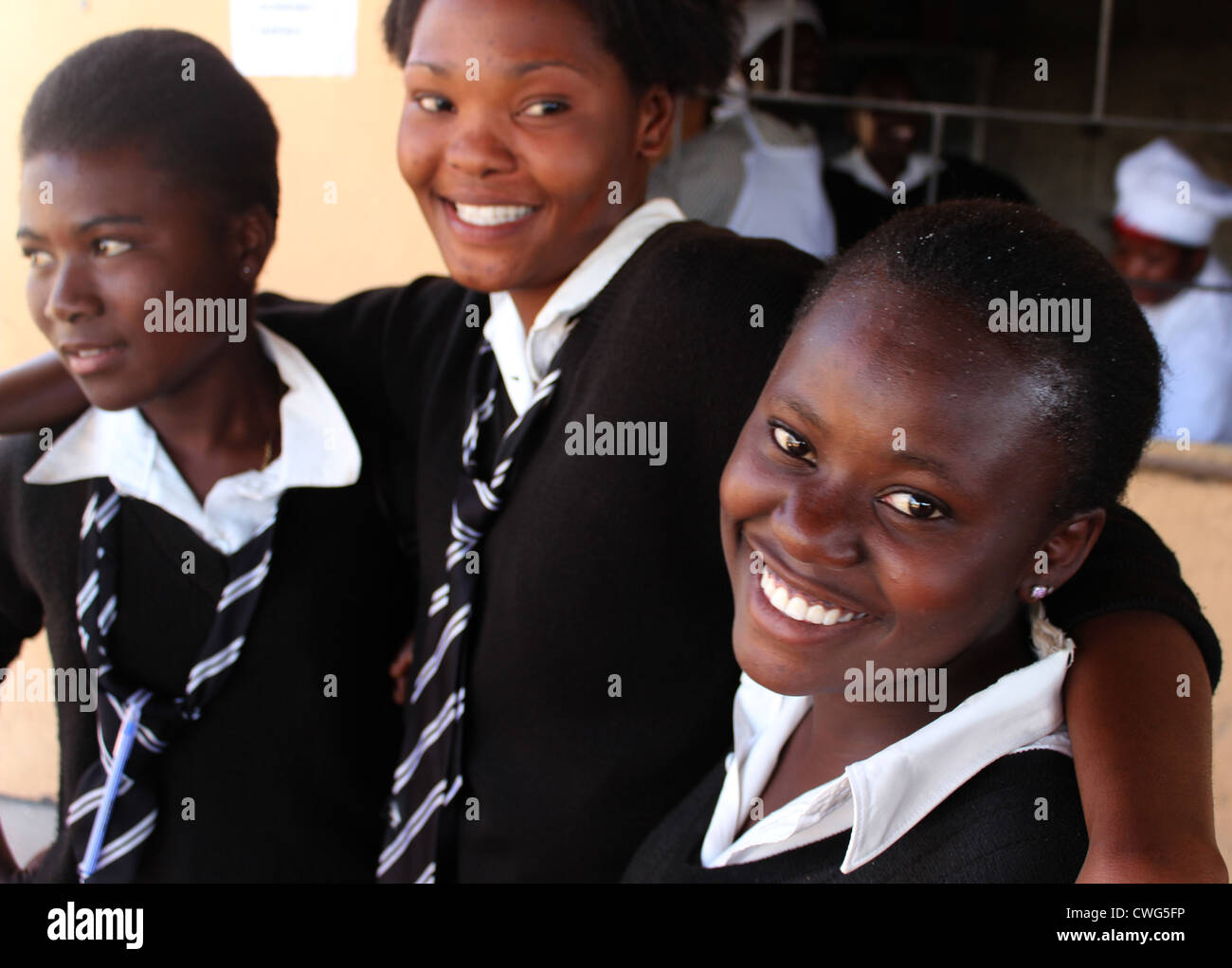 Girls at school in Ndola, Zambia Stock Photo Alamy