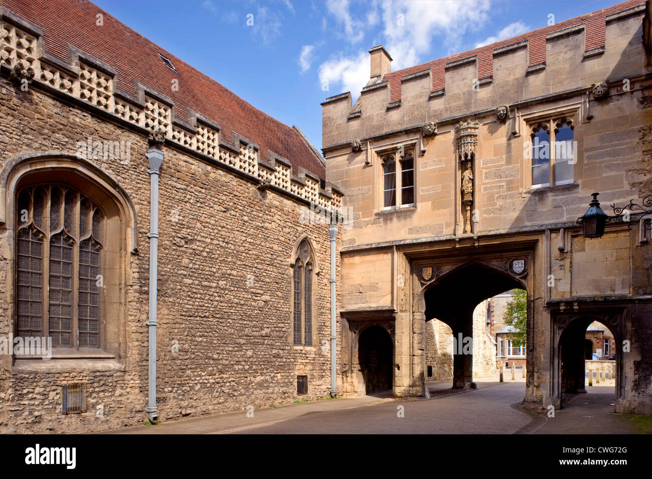 Gateway to Abingdon Abbey Stock Photo