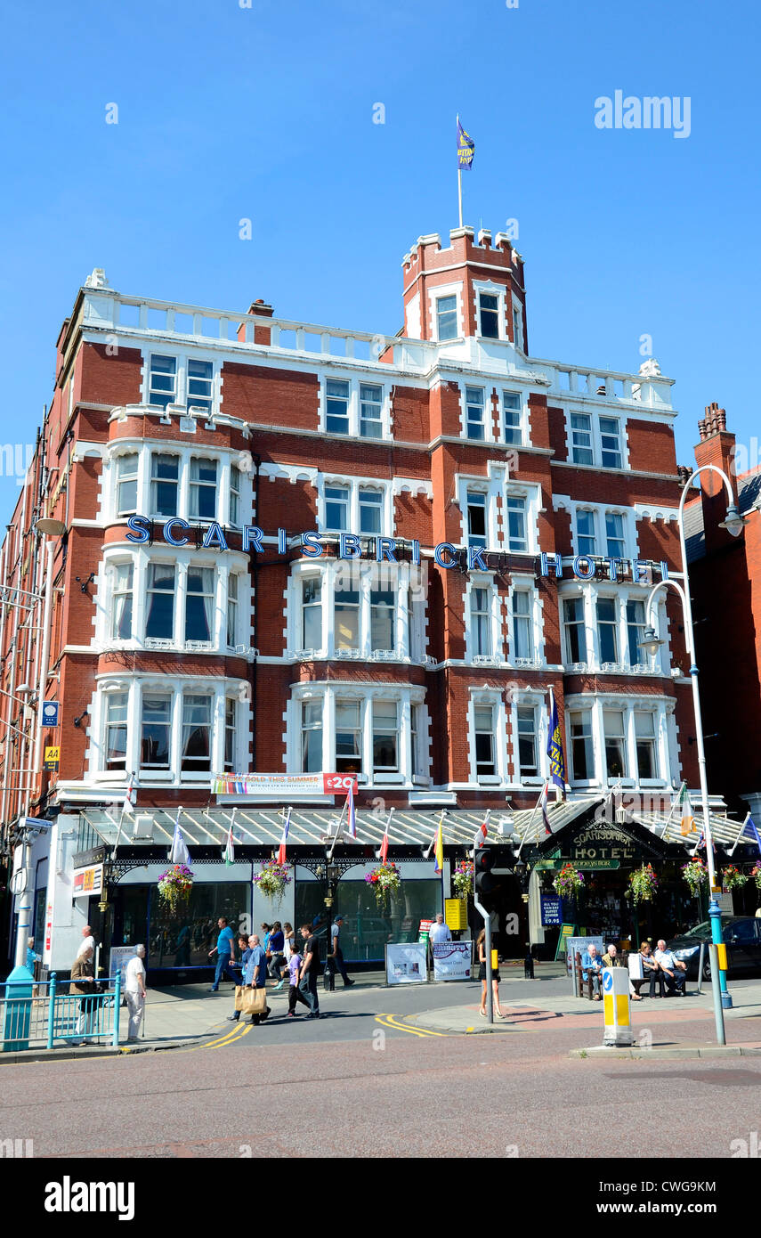 The Scarisbrick Hotel on Lord street in Southport, Lancashire, UK Stock