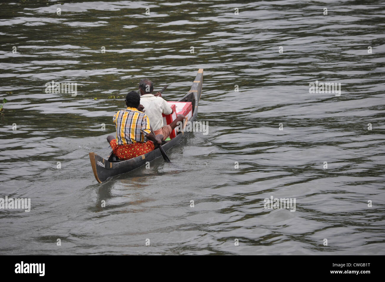 most common form of transport in alleppey kerala, india Stock Photo - Alamy
