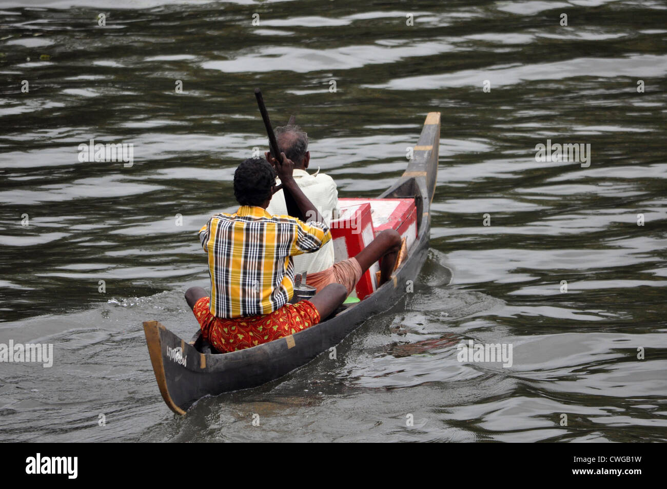 most common form of transport in alleppey kerala, india Stock Photo - Alamy