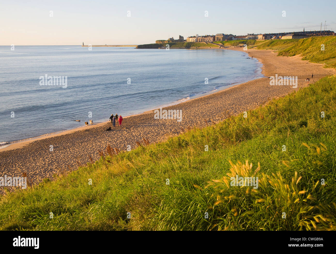 Longsands beach between Cullercoats and Tynemouth, Northumberland