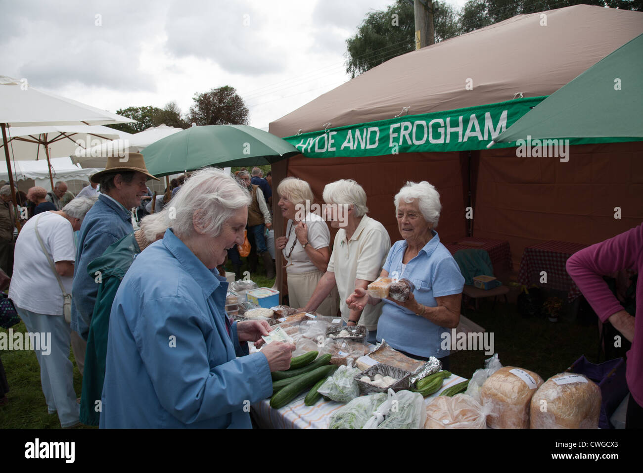 Frogham Fair held in the New Forest Stock Photo
