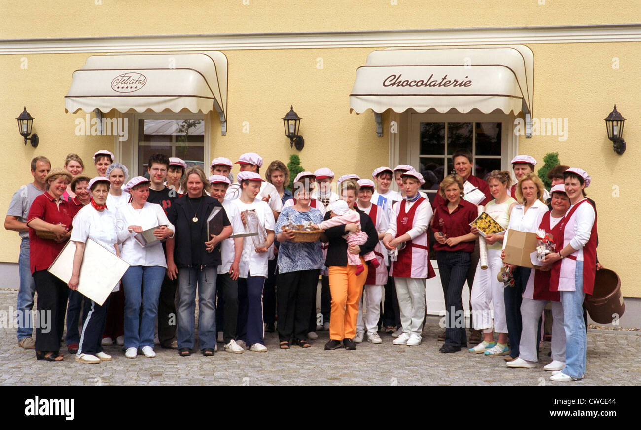 Hornow, chocolate factory Felicitas Stock Photo