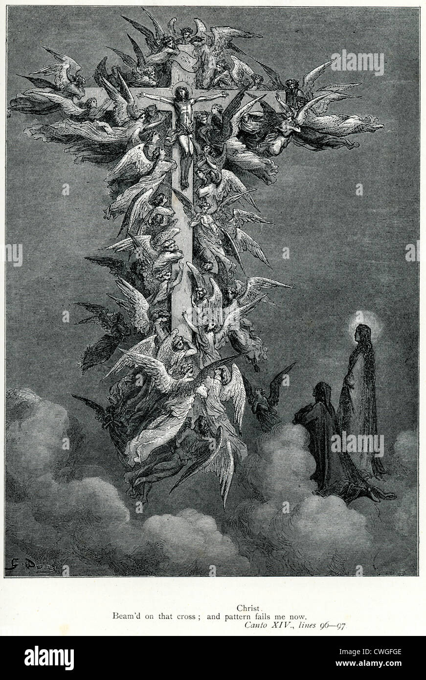 Illustration by Gustave Dore from The Vision of Purgatory and Paradise by  Dante Alighieri Stock Photo - Alamy