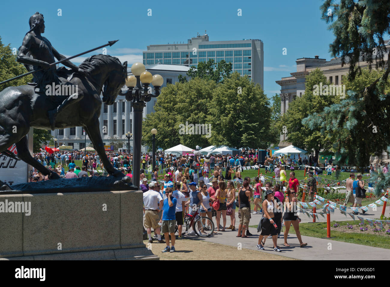 Denver PrideFest Parade. Colorado. USA Stock Photo Alamy