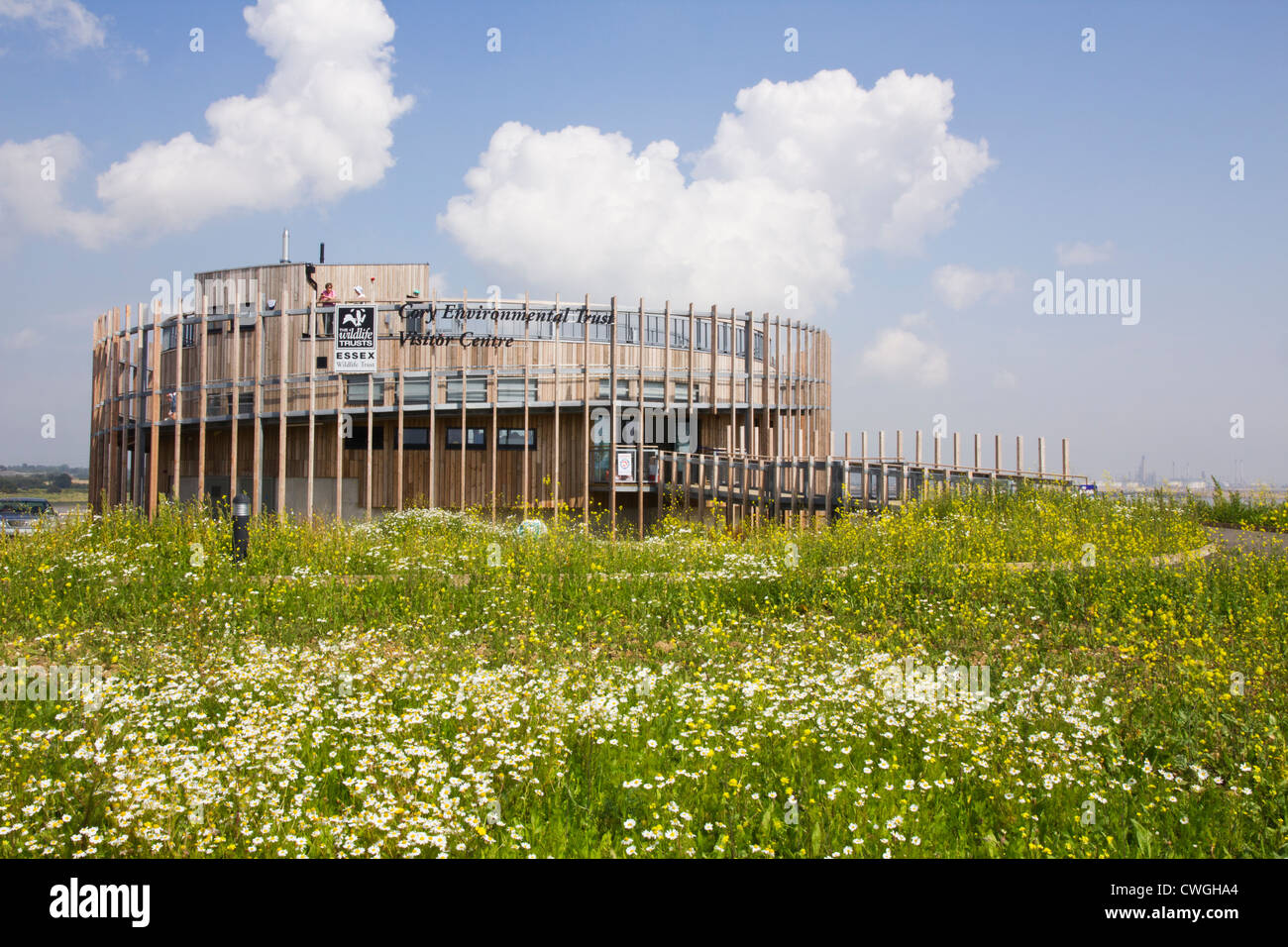 Cory Environment Centre,Visitor center, Thameside Nature Park, Mucking,Thurrock, Essex Stock Photo